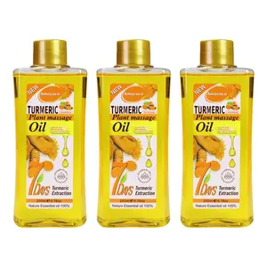 Turmeric Honey Massage Oil Winter Warm Skincare Turmeric Oil Nourishes Skin, Improves Skin Condition Keratosis Pilaris Pure Natural Spa Massage Oil, Can Be Used On Face, Legs, Hands, And Back, Suitable For All Skin Types Body Care Gentle