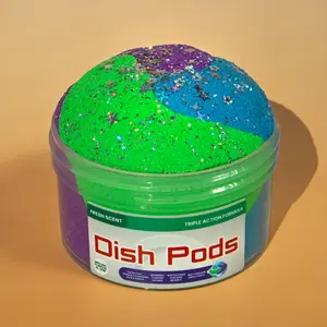 Dish Pods - OG Slimes 7 oz Ground Pumice Swirl Slime