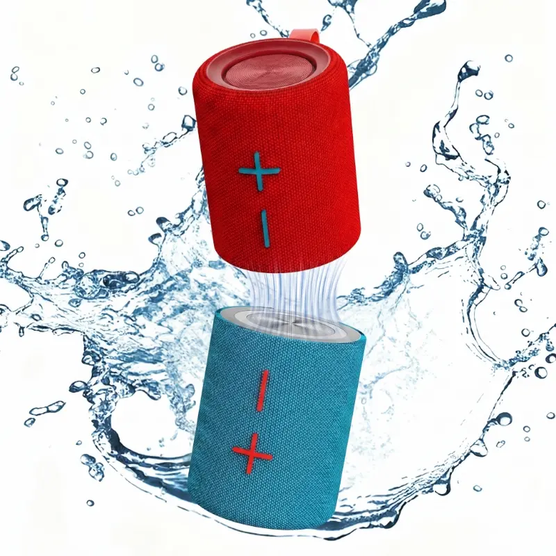 TWINS Portable Bluetooth Speaker with Magnetic 2-in-1 Design IPX4 Water Resistant 10H Playtime TWS Pairing BT5.3 FM Radio for Home Party Outdoor Beach Audio Stereo 20W Subwoofer Dophin Audio