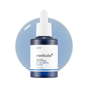 [Official Medicube Partner] Zero Pore One-day Serum 30ml / 1.01 fl oz - Overnight Resurfacing Serum with Pore Tightening Complex - 15.2% AHA+BHA+PHA & 2% Niacinamide - 10.8% reduction in pore appearance after one day of use