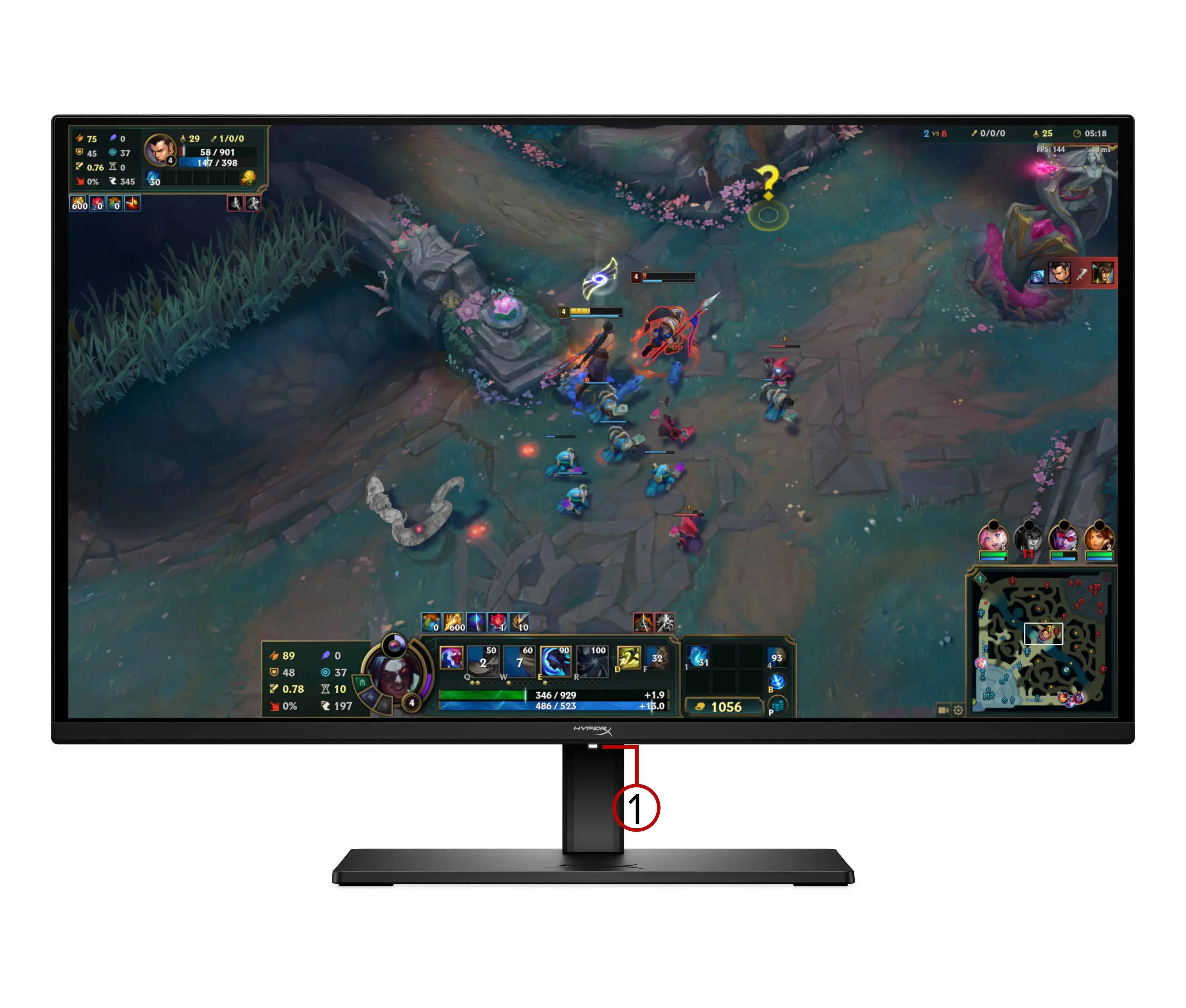 HyperX OMEN 27q 27-inch QHD 240Hz OLED Gaming Monitor - Computer Monitors with Dynamic OLED Displays, OMEN Gaming Hub, Swivel, Tilt, Pivot, Elevate Functions, Vivid Color Accuracy for Streamer Setup Creating