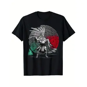 Aztec Warrior Mayan Indigenous Mexican Aztec Jaguar T Shirt