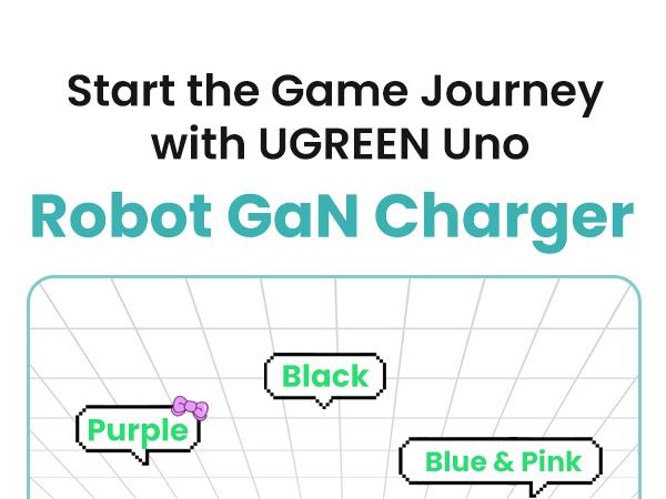 【LIVE ONLY】UGREEN Uno 100W/65W/30W/USB C Charger 3/4-Port Robot GaN Fast Charger PPS PD3.0 for iPhone 17 16 15 14 Pro Max, Galaxy S24/S23 Ultra, Fast Charge for Laptop Macbook Air-Black Friday Electronic Charging,TikTokShopHolidayHaul