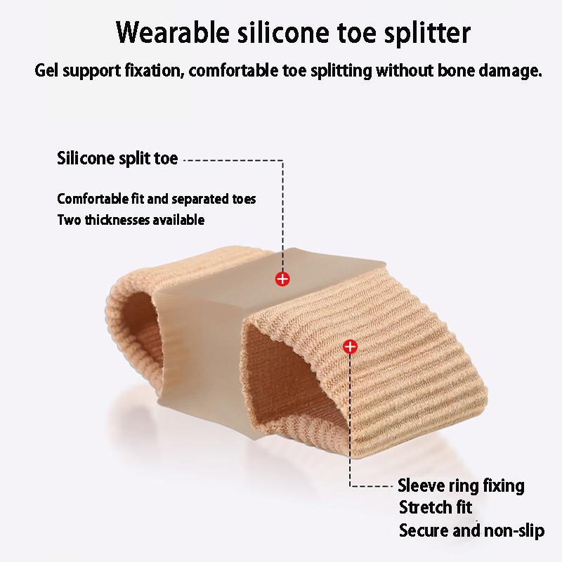 Bunion Corrector for Big Toe, Toe Separators Spacers, Bunion Relief, Comfortable Durable Support, Washable Reusable, Hallux Valgus Protector Cutics