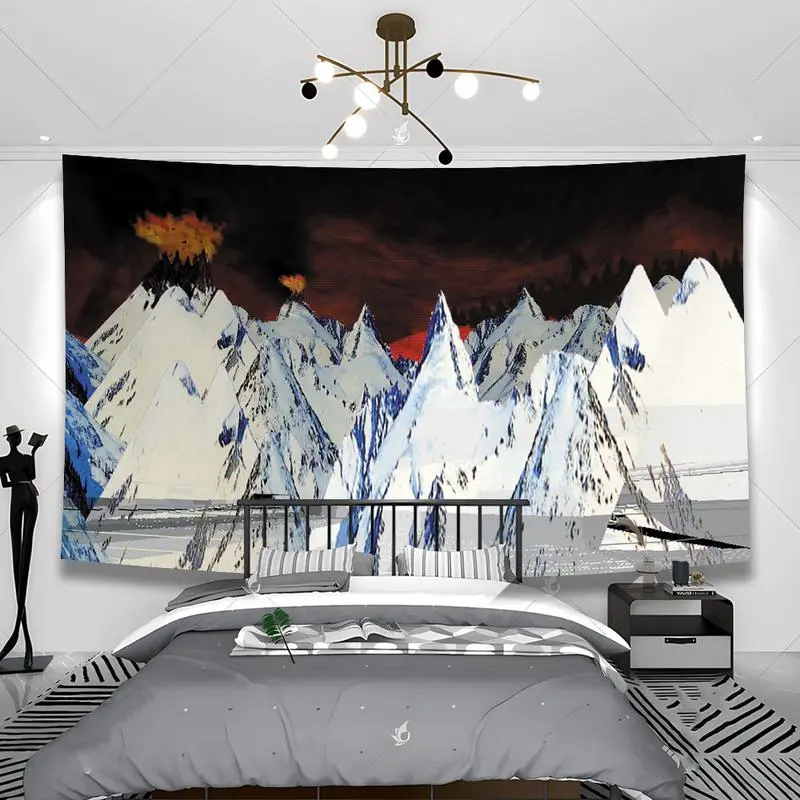 Radioheads Music Art Wall Hanging Tapestry Wallpaper Tapestry Headboard Aesthetic Room Decoration 60X40, Aesthetic Room Decor, Room Aesthetic Ideas