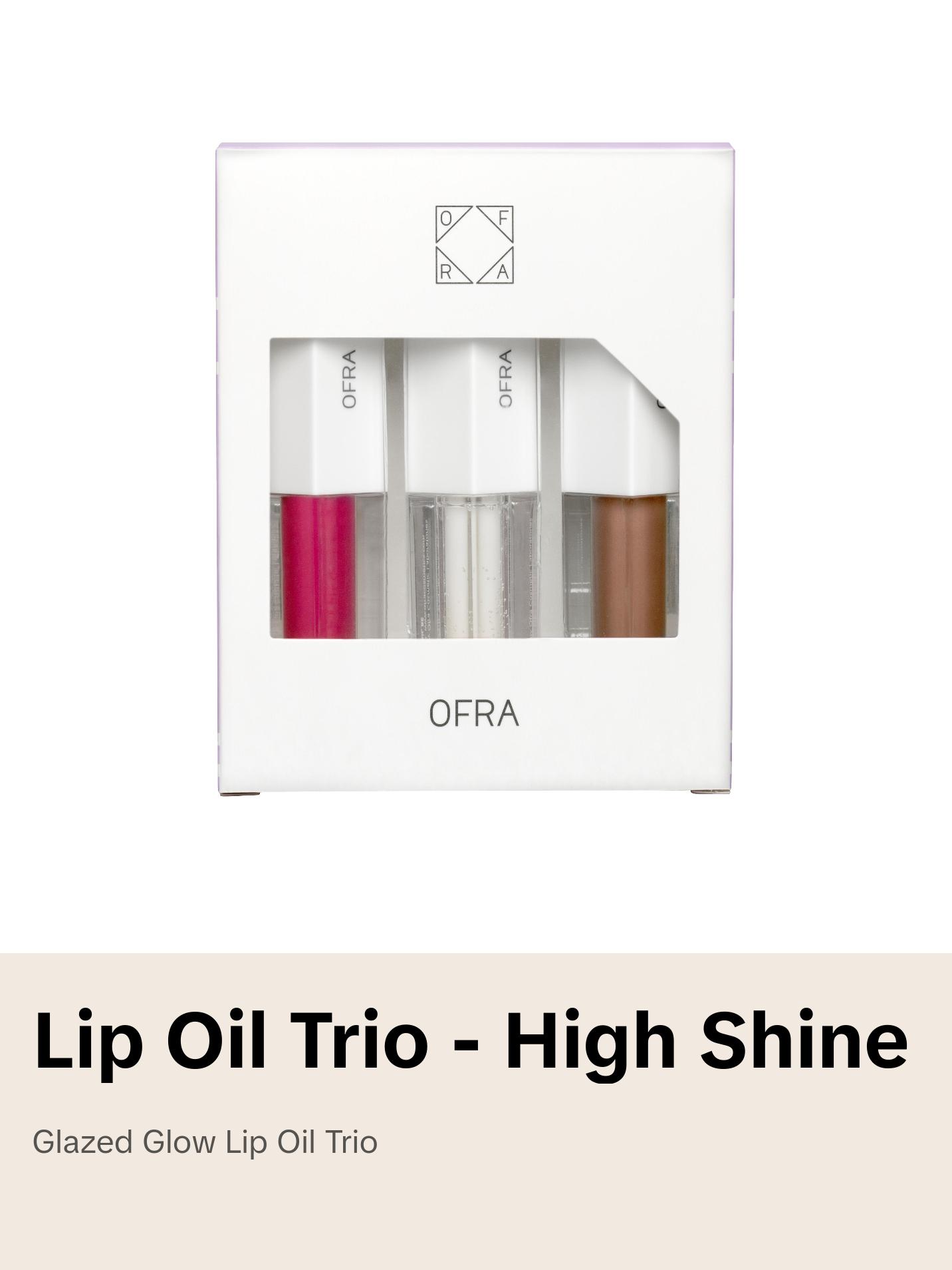Lip Oil Trio - Glazed Glow Lip Oil Trio - Glazed Glow