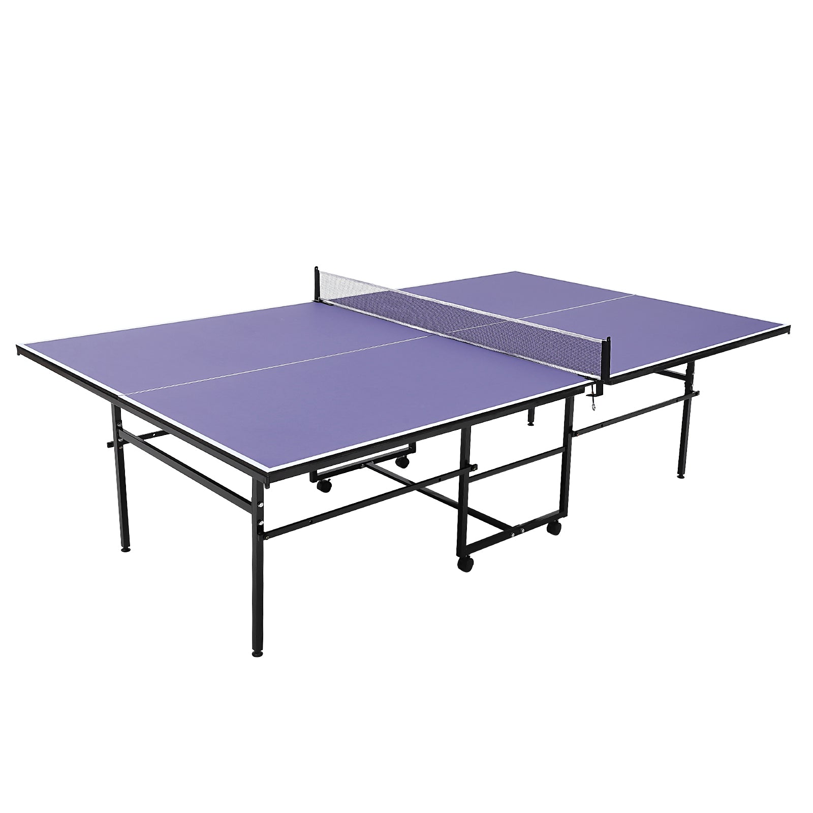 【GARVEE】Professional Outdoor Table Tennis Tables,6x3FT Indoor/Outdoor Portable Ping Pong Table Game with Net for Adults/Teens,2 Table Tennis Paddles and 3 Balls