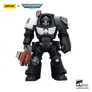 JOYTOY  Warhammer  40k  1/18  Action Figure Raven Guard Terminator 2 with Power Fist and Storm Bolter JT03257