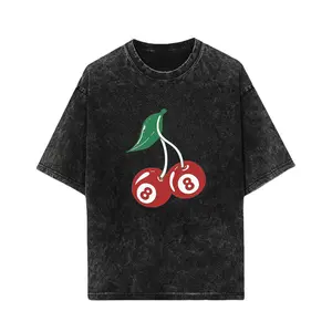 cherry 8 ball shirt vinntage retro billiard lovers oversized shirt
