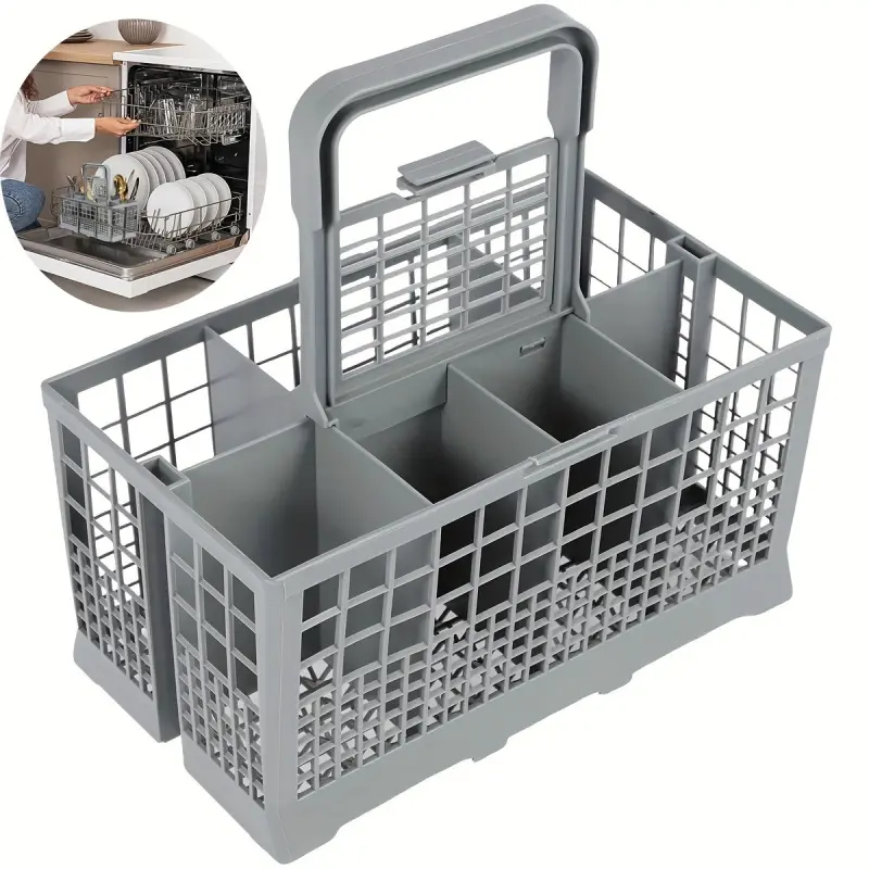 Universal Dishwasher Basket, Cutlery Organizer Tray, Multi-Functional Storage Solution, Ideal for Sorting Utensils in Dishwashers
