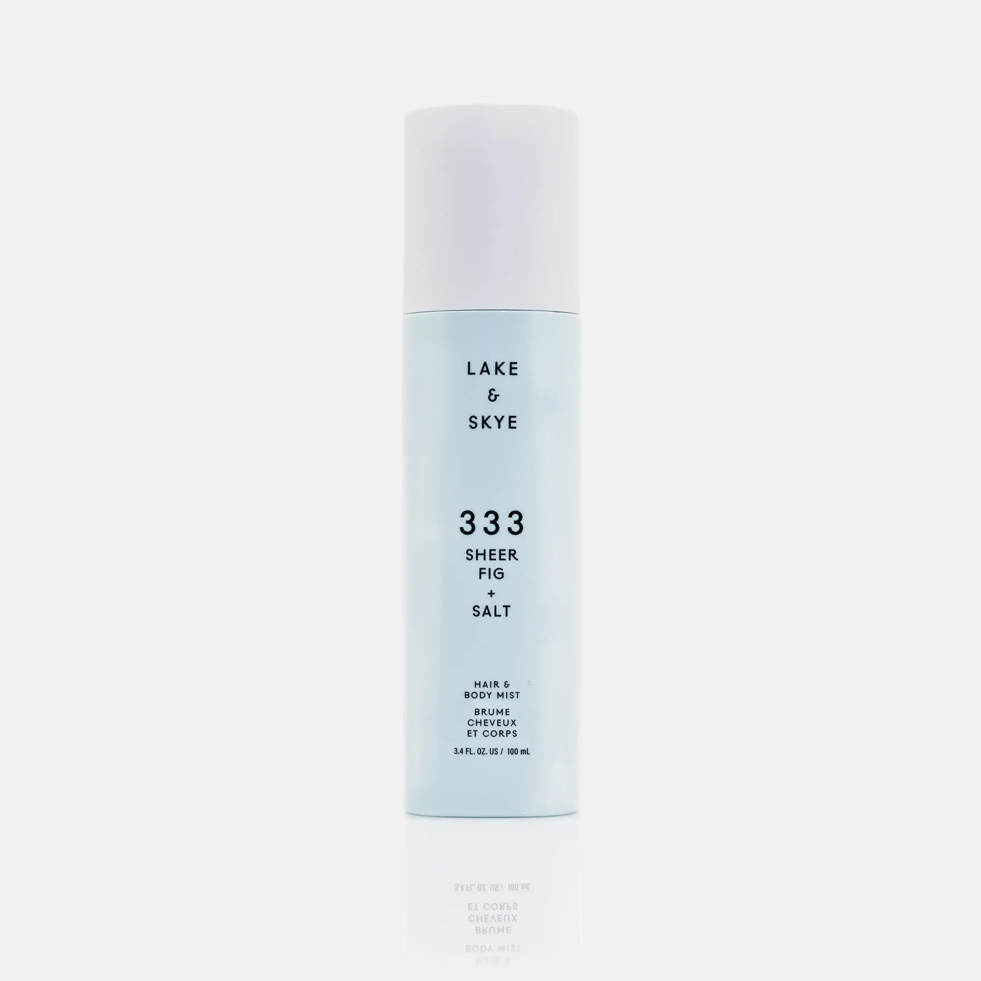 Lake & Skye 333 Sheer Fig + Salt Hair & Body Mist Spray, 100 mL / 3.4 fl oz