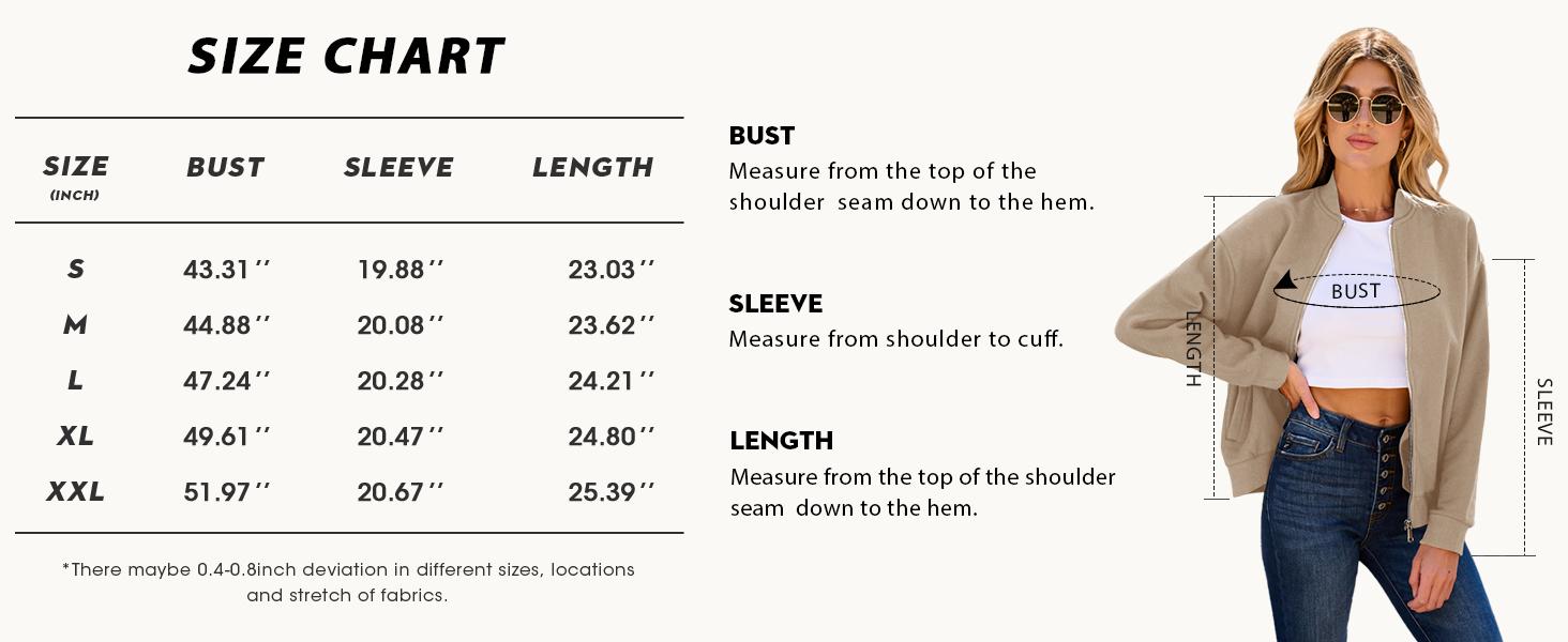 Fisoew Womens Zip Up Sweatshirts Jackets Long Sleeve Casual Loose Outwear with Pockets Outerwear Coats Crew Neck Full Zip-Up Design Clothes Womenswear SpringStatements