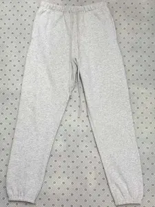 Sweatpants Light Grey - Fleece Elastic Bottom Sweatpants with Pockets, Relaxed Fit, Moisture Wicking, Breathable