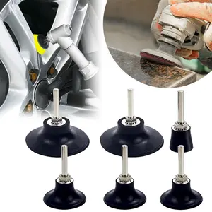 6Pcs/Set Disc Pad Holder,Universal Quick Change 2/3/1 inch Disc Holder with 1/4" Shank for Die Grinder Accessories Polishing Round Rotating Tools,Tools & Hardware