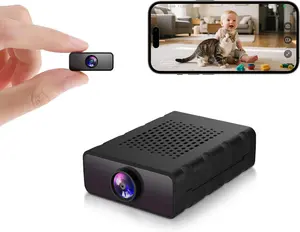 l-28 Hidden Mini Security Camera WiFi Wireless Motion Detection Nanny Cam Home Baby Pet Monitor Cloud Storage SD Card Recording Indoor Surveillance Camera with Infrared Night Vision Spy Rechargeable