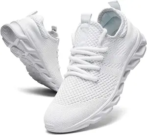 Leafage Men's Plus-Size Casual Shoes Lightweight Breathable Tennis Training Sneakers