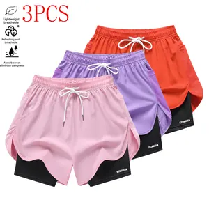 summervibes  Women’s 3-Piece Quick-Dry, Breathable, Anti-Exposure Sports Shorts Set – New for 2026