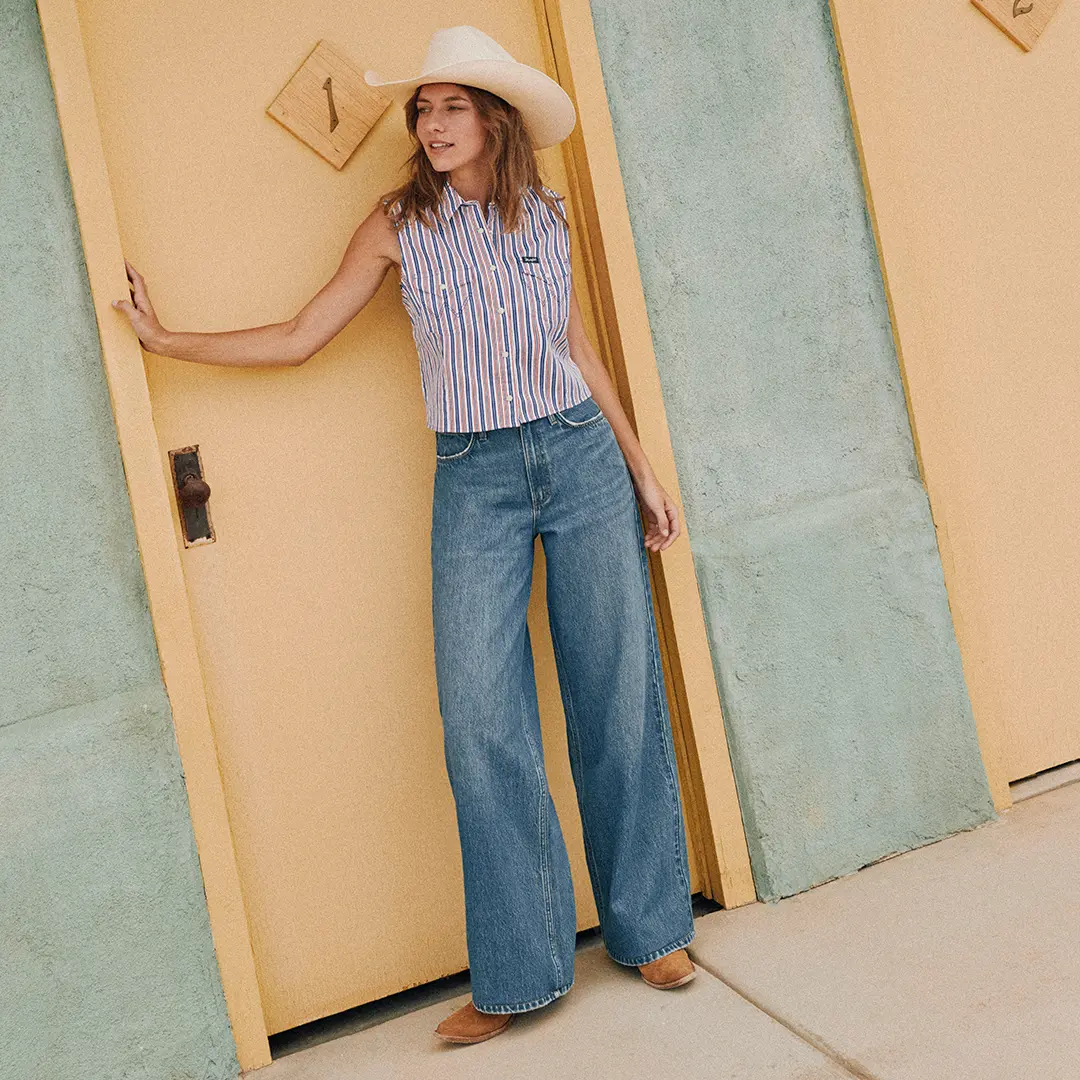 Women's Wrangler Retro Bailey High Rise Wide Leg Jean - Yvette