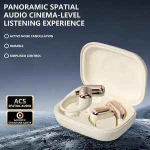 Ear hook Bluetooth earphones featuring a colorful touchscreen, ultra-long battery life, clear sound quality, seamless call connectivity, smart touch controls + app control, lightweight and comfortable | An ideal gift choice Headphones Wireless earbuds