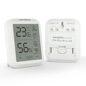 Inkbird ITH-20 Digital Thermometer and Hygrometer Temperature Humidity Gauge Monitor  tiktokshopstockup mothersdaygift