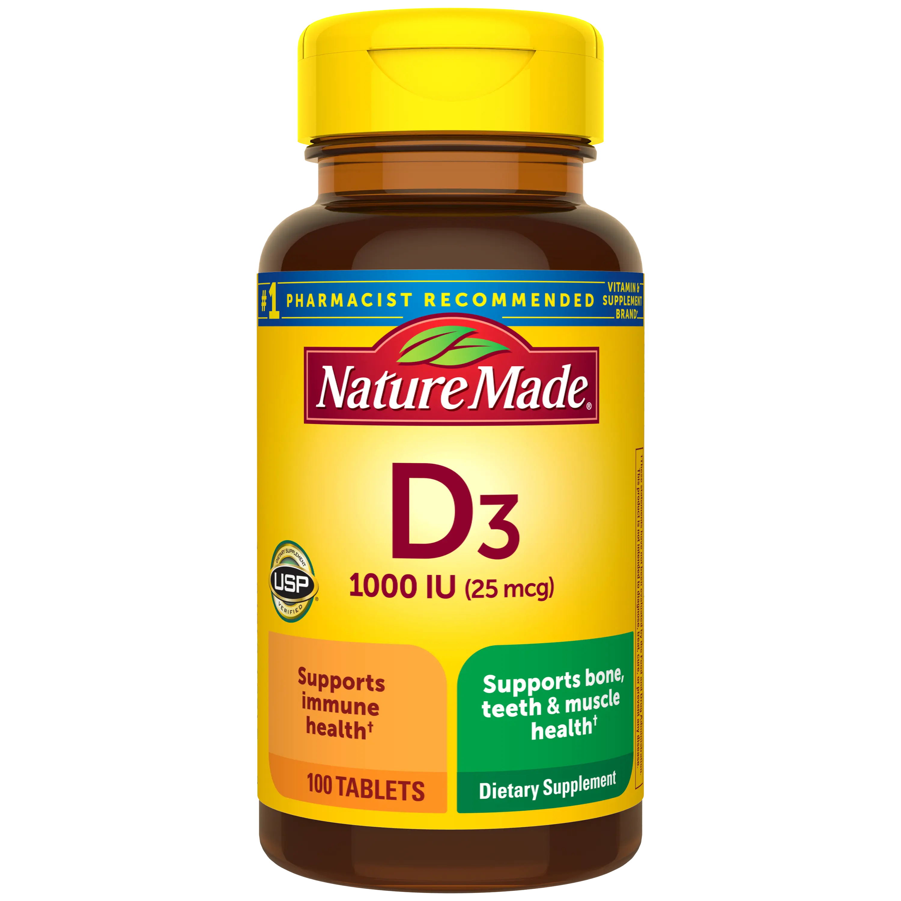 Vitamin D3 1000 IU (25 mcg) Tablets
