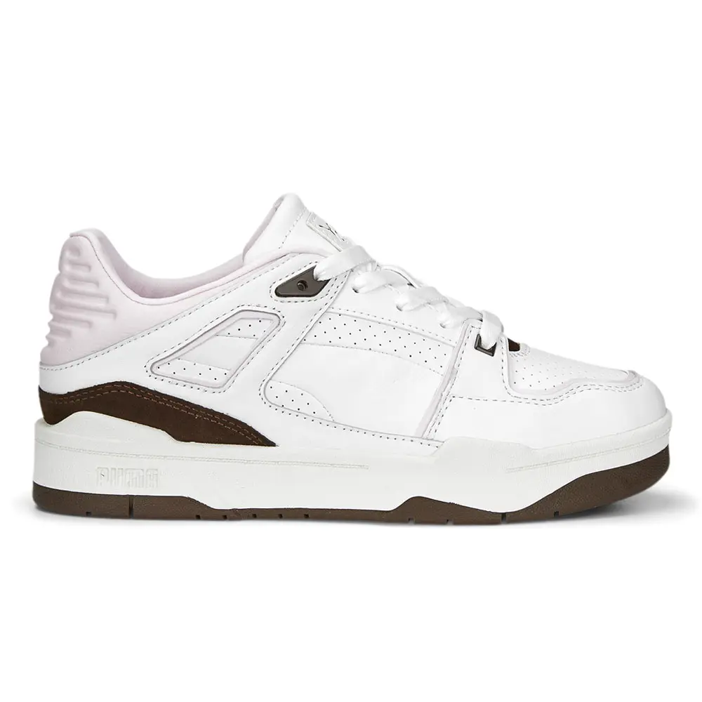 PUMA Womens Slipstream Preppy Lace Up Sneakers Shoes Casual - White
