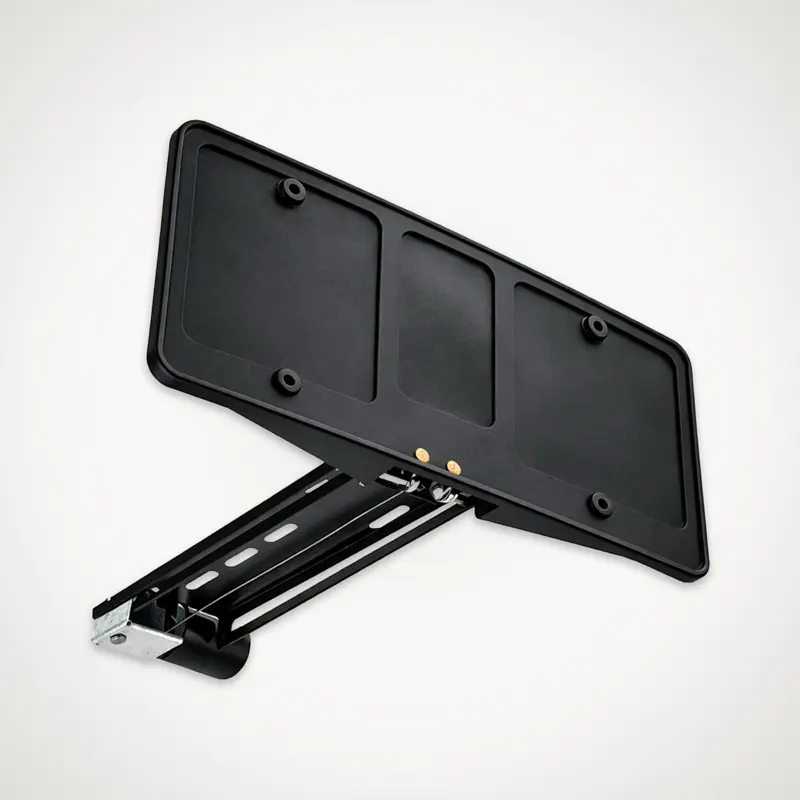 Retractable License Plate