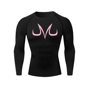 Men's Graphic Print Round Neck Raglan Sleeve Tee, Tight Casual Long Sleeve T-shirt for Spring & Fall, Men's Top for Daily Wear