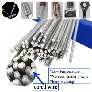 20PCS 1.6mm Aluminum Welding Rods, Low-Temperature Flux-Cored, High-Strength Low-Spatter, For Aluminum Plate & Pipe Repair, Practical Tool Gift For Parents, Home Supplies Bathroom Gadgets