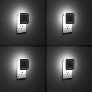Night Light, Night Lights Plug into Wall 4-Pack, Dusk to Dawn Nightlight, Plug in Night Light Led Night Lights for Bedroom, Bathroom, Hallway Warm White Home Lighting