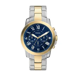 Fossil Men's Grant Chronograph Two-Tone Stainless Steel Watch