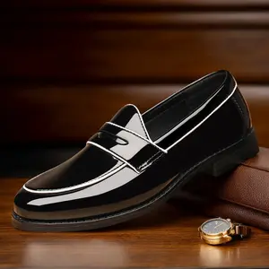Men's lightweight loafers comfortable casual business shoes, suitable for casual wear, travel and outdoor activities, formal shoes 8662