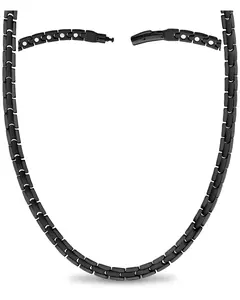MagnetRX Powerful Black Titanium Magnetic Necklace For Men & Women