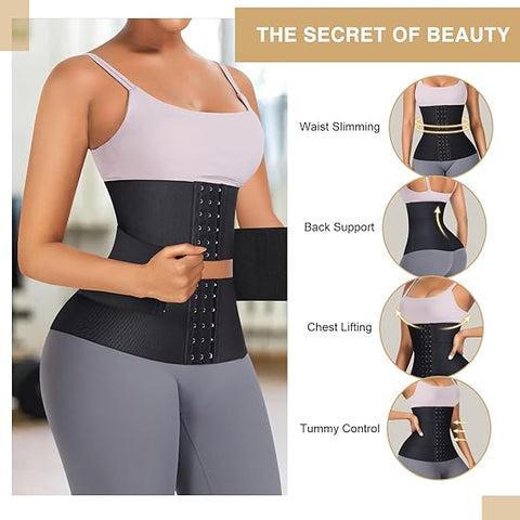 FeelinGirl for Women Seamless Corset Underbust Waist Cincher Sport Girdle Shapewear Womenswear