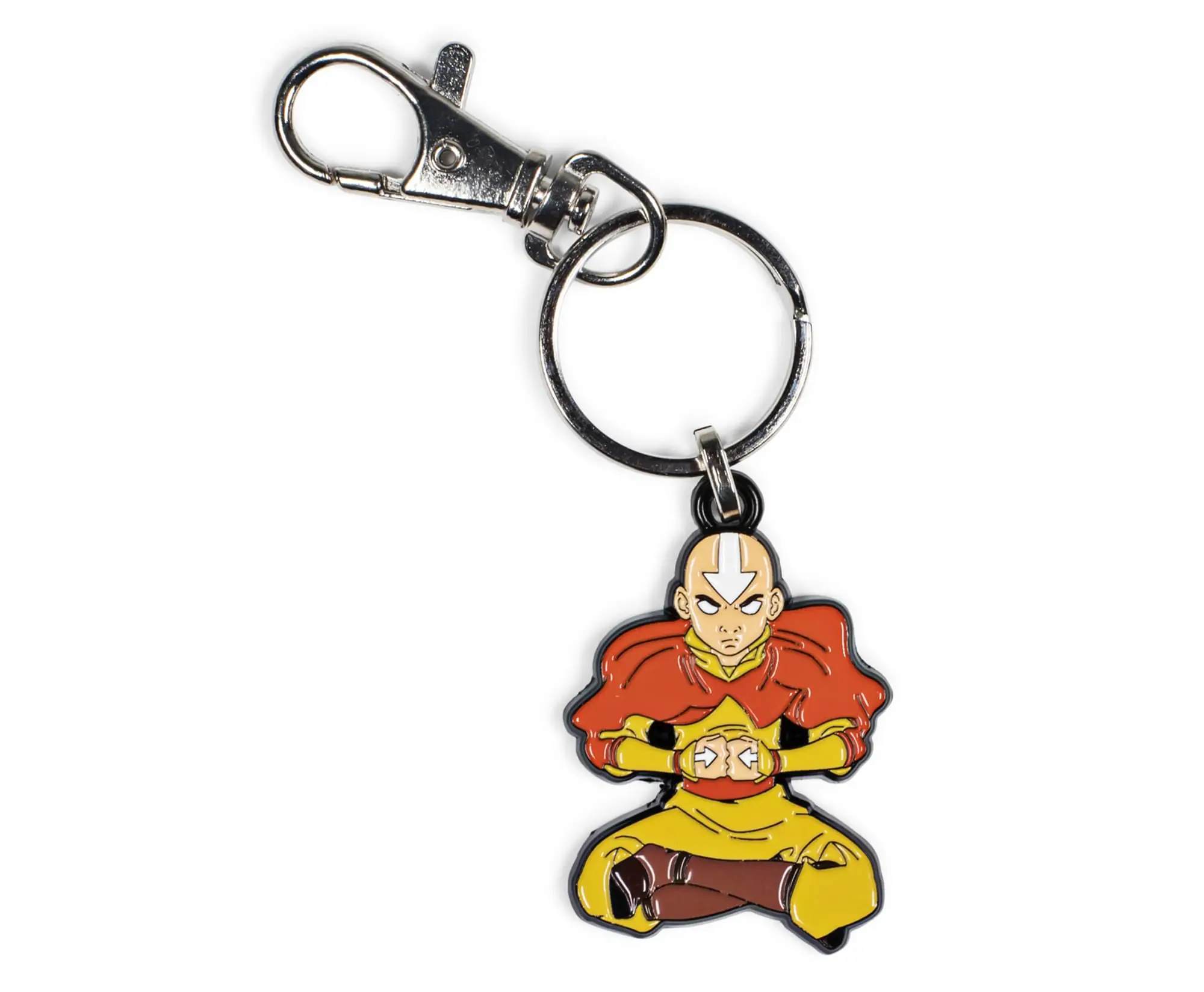 Avatar: The Last Airbender Aang Cartoon Character Collector's Edition Enamel Pendant Stylish Keychain, Keychains for Women (Note: Choking Hazard Small Parts), Durable