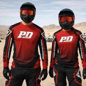 Red / black off roading jerdey