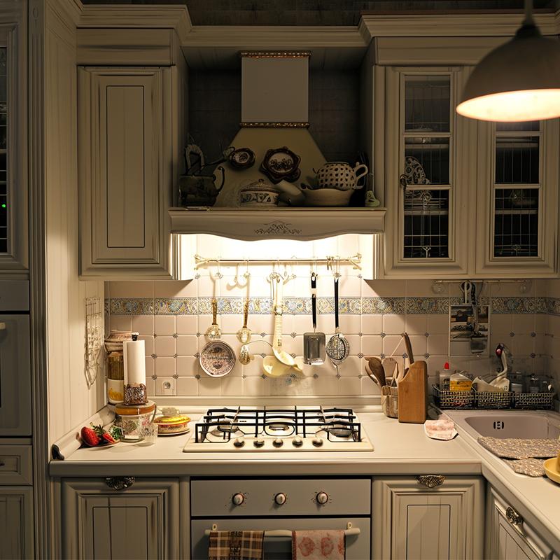 hokolite LED Motion Sensor Cabinet Light for Home - Wall Mounted Light in Kitchen, Bathroom, Closet, Hallway, Stairway, Garage, Energy Saving - Modern