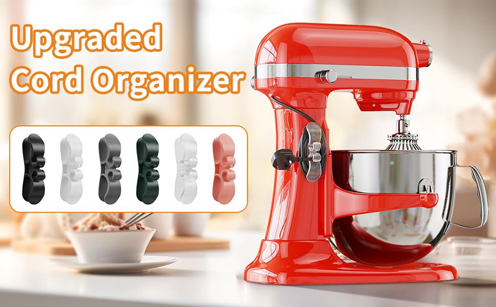 6-Pack Cord Organizer for Appliances Upgraded Appliance Cord Organizer Stick On Appliance Wire Organizer Cord Wrapper for Kitchen Appliances Mixers Coffee Maker Pressure Cooker Transparent Durable Silicone 6-Pack Cord Organizer for Appliances Upgraded Appliance Cord Organizer Stick On Appliance Wire Organizer Cord Wrapper for Kitchen Appliances Mixers Coffee Maker Pressure Cooker Transparent Durable Silicone