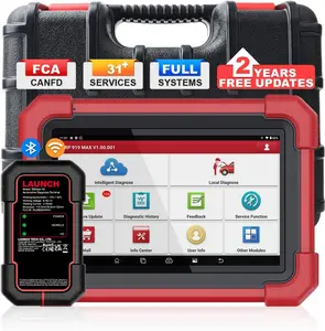 Launch Scan Tool X431 CRP919MAX Wireless Bidirectional Tool, All System Diagnosis Scanner, 31+ Service Functions, Code Assist, ECU Coding, FCA AutoAuth, V.A.G Guided, CANFD/DOIP, 2 Years Free Update