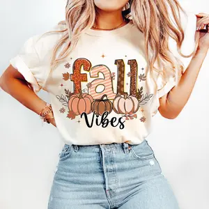 Fall Vibes T-shirt, Boho Floral Fall T-shirt, Fall Mama T-shirt, Autumn Pumpkin T-shirt, Retro Fall T-shirt, Fall Doodle Letters, Cozy Season, Gift For Mom