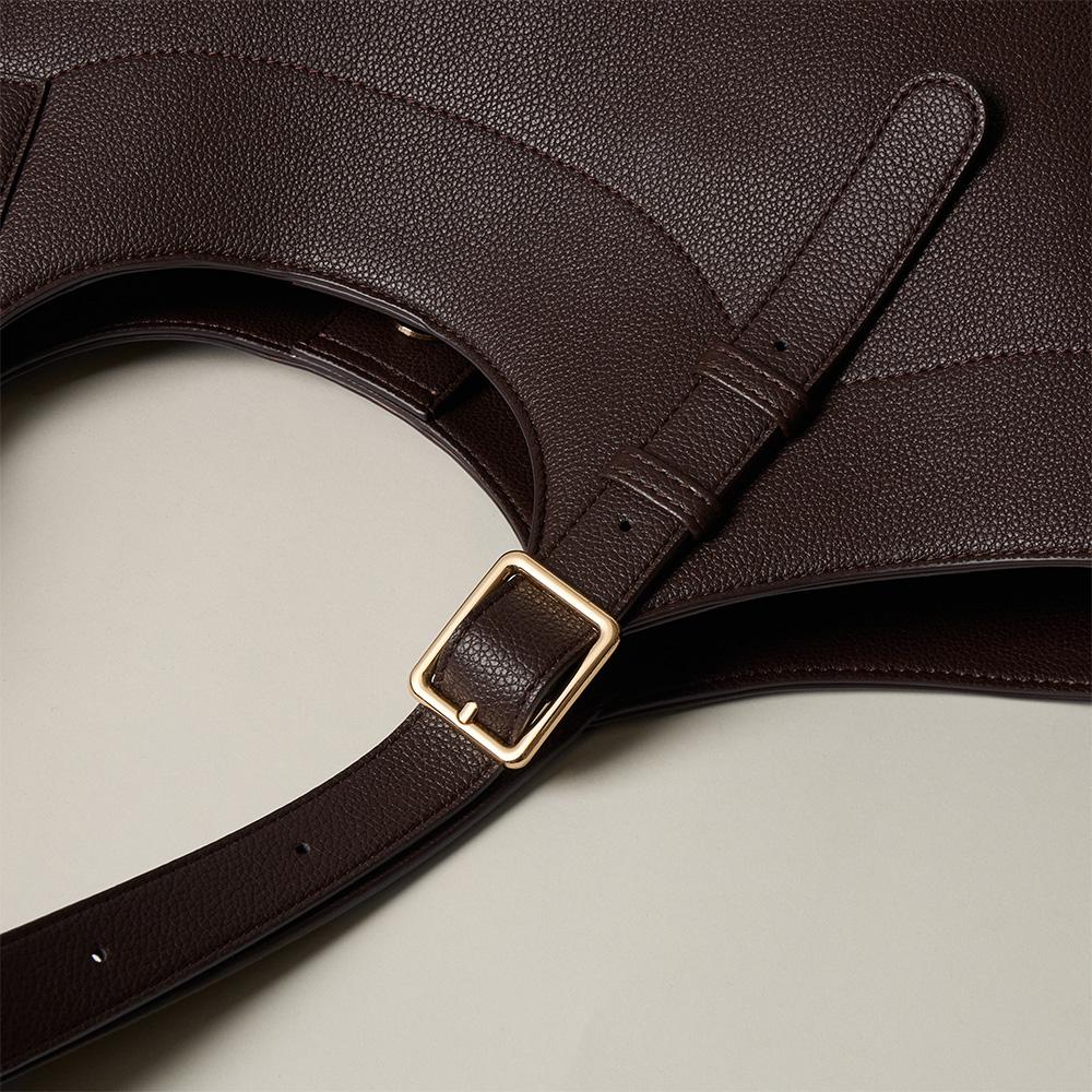 BOSTANTEN Large Work Purses for Women Vegan Leather Shoulder Bag Large Tote Handbag for Travel