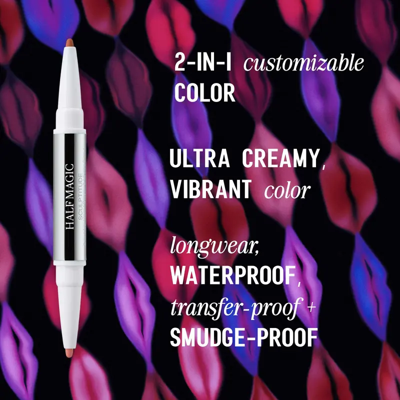 SCULPTITUDE | 2-in-1 Longwear Blendable Matte Lip Liner HALF MAGIC