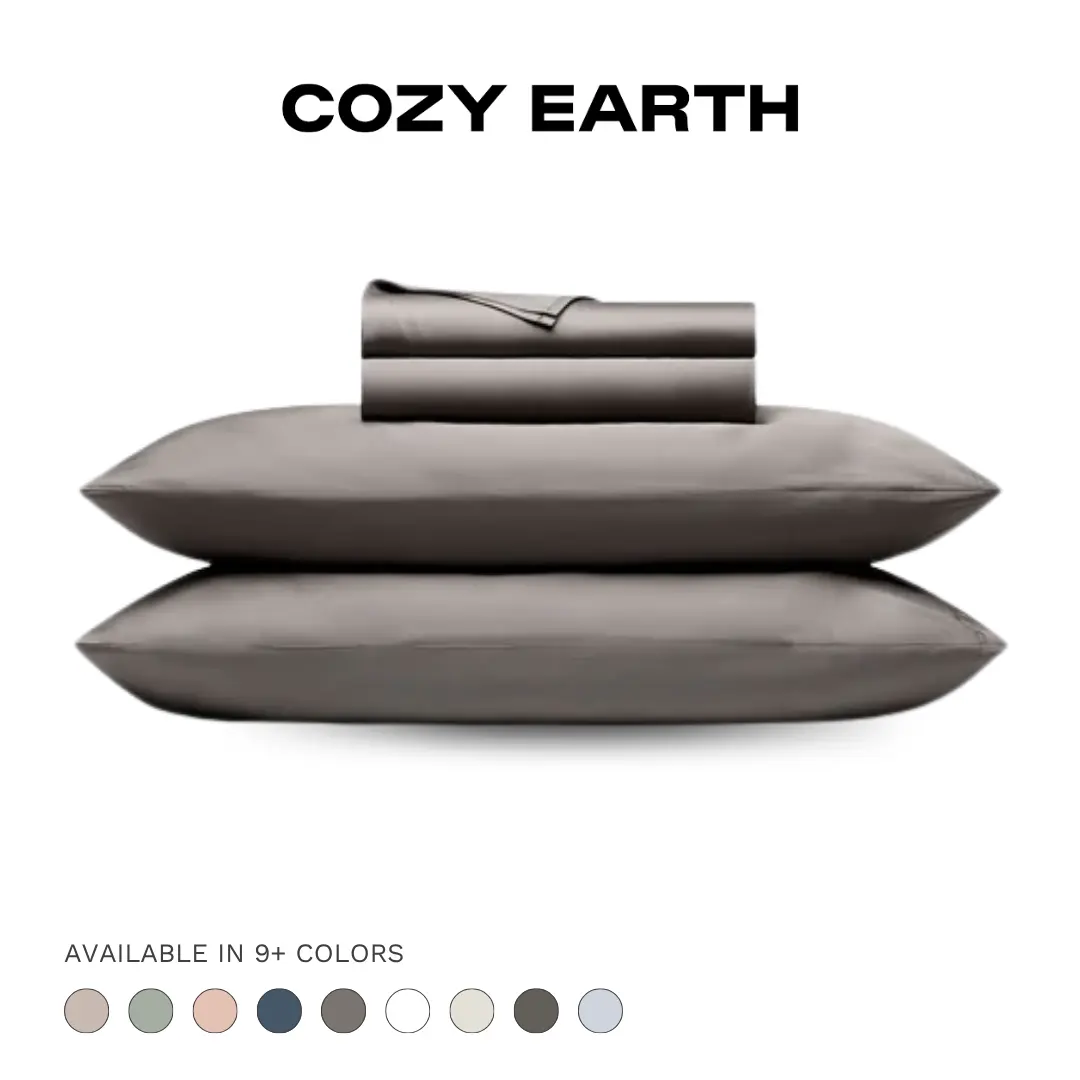 Cozy Earth Bamboo Sheet Set | Premium Bamboo Viscose Sheets with Cooling & Breathable Comfort