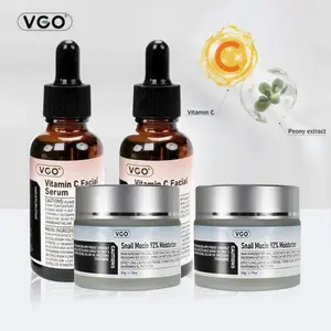 VGO Facial Essence and Cream, Hydrating Cream for All Skin Types, Suitable for Sensitive Skin, 92% Snail Mucin Filtrate - Skincare.