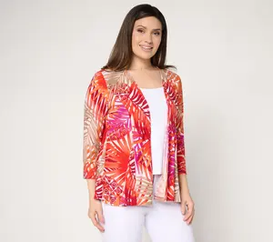 Attitudes by Renee Como Jersey Godet Topper