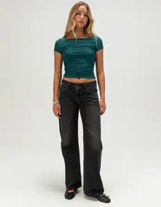 LEVI'S Premium Low Loose Womens Jeans - Tech Storm