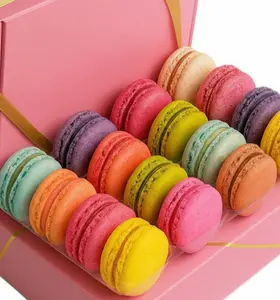 15 Gourmet Macarons – Luxury French Macaron Gift Box, Romantic Valentine’s Day Gift for Her, Sweet Love Treat