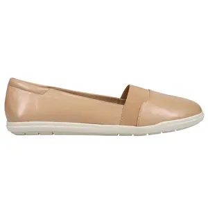 Easy Spirit Womens Bounce Slip On Flats Casual - Beige