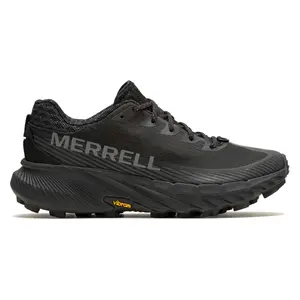 Merrell Womens Agility Peak 5 Trail Running Sneakers Shoes - Black