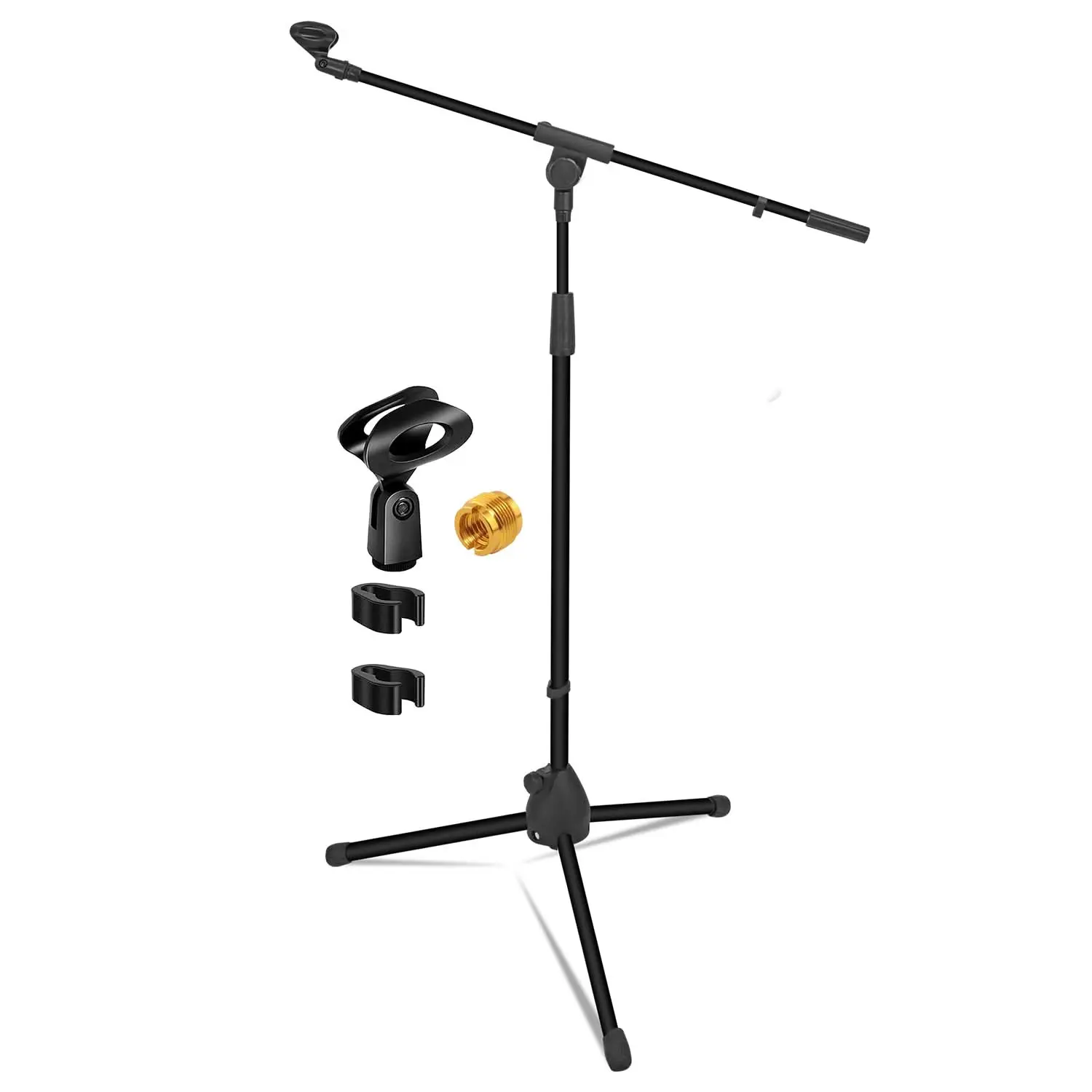 5Core Tripod Mic Stand Adjustable Holder Floor Microphone Boom Arm Durable Metal